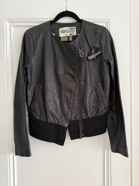 Rogan Leather Jacket Black Small